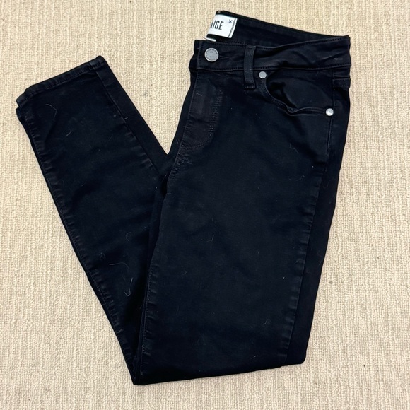 PAIGE Denim - PAIGE Verdugo Ankle skinny jeans, black, sz 30